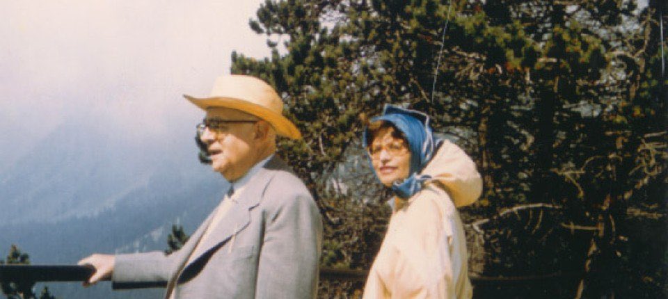 Theodor Adorno out for a hike