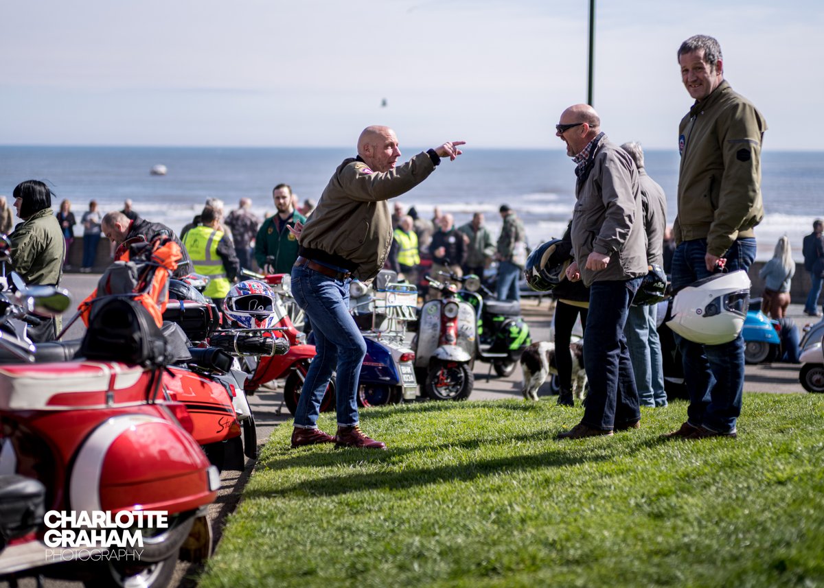 MadCowFudge's tweet image. Working on #behalf of the #DailyTelegraph and its #Scooters and #Mopeds in #Scarborough #lambretta #seaside #Yorkshire #YorkshireCoast