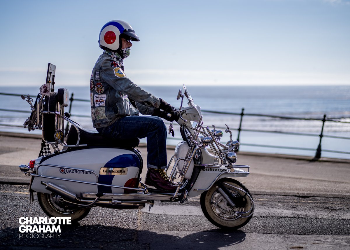 MadCowFudge's tweet image. Working on #behalf of the #DailyTelegraph and its #Scooters and #Mopeds in #Scarborough #lambretta #seaside #Yorkshire #YorkshireCoast