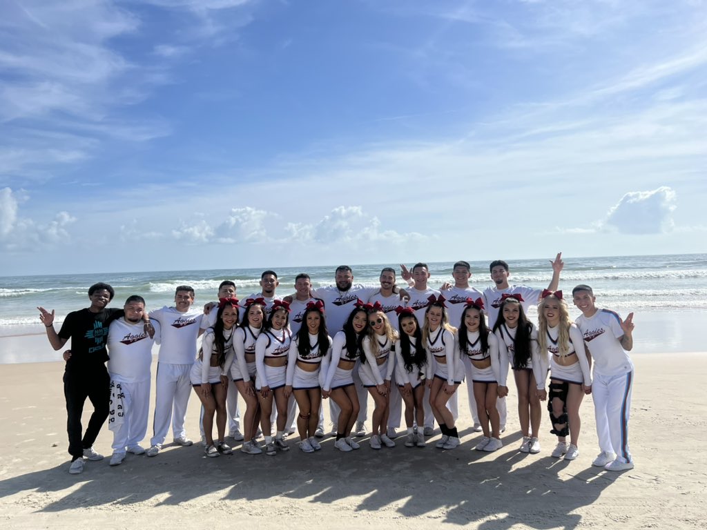 NMStateCheer's tweet photo. That’s a wrap for the 2023 NCA College Nationals! We are so proud of all our hard working athletes! We love you! Thank you for an amazing year! 🤠🐮🤍#aggies #nmsuaggies #cowsandplowsandagriculture https://t.co/8l5w0F98jI