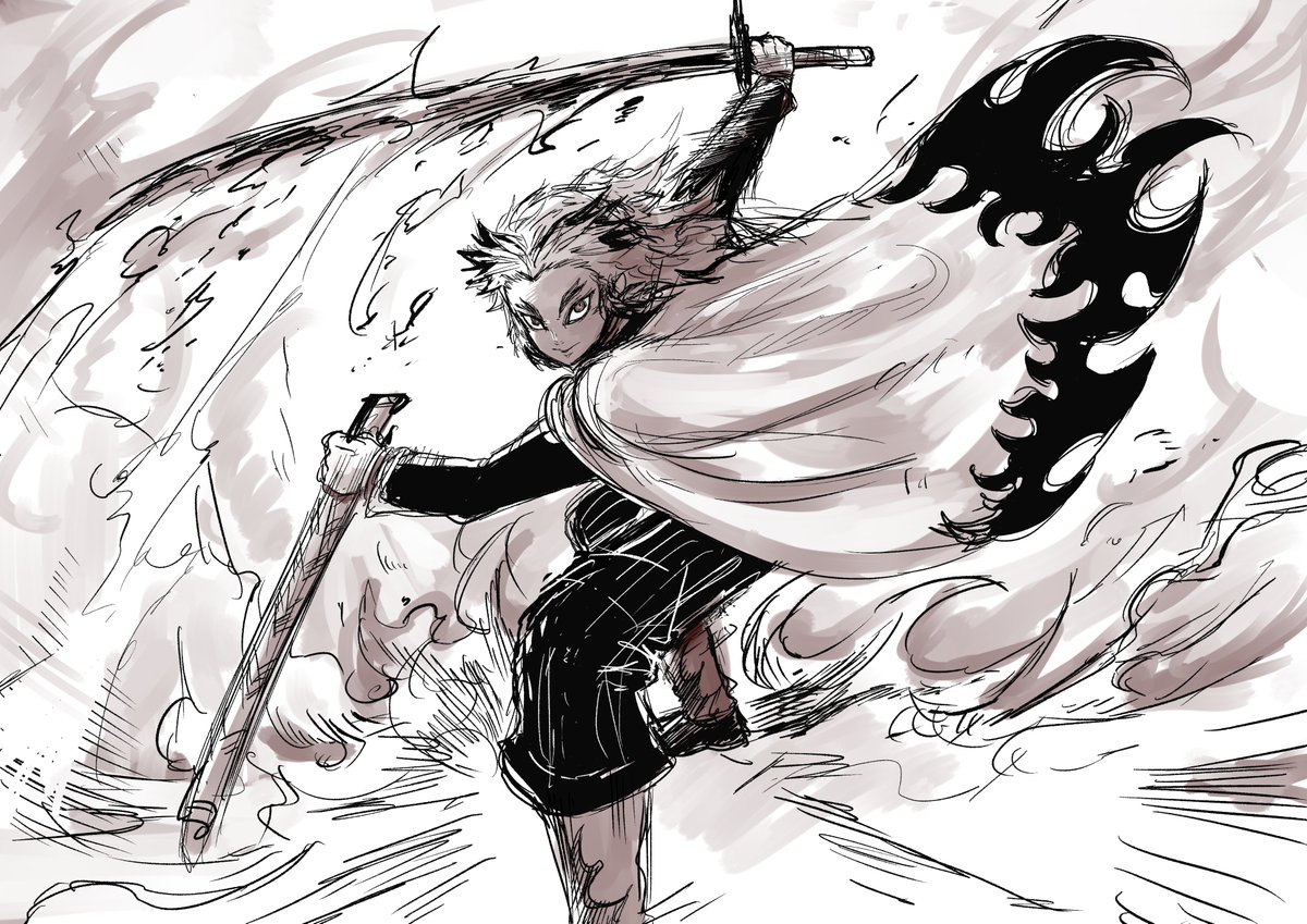 前描いた絵やけどあげる！ 
#鬼滅の刃 https://t.co/bV010rtNTZ