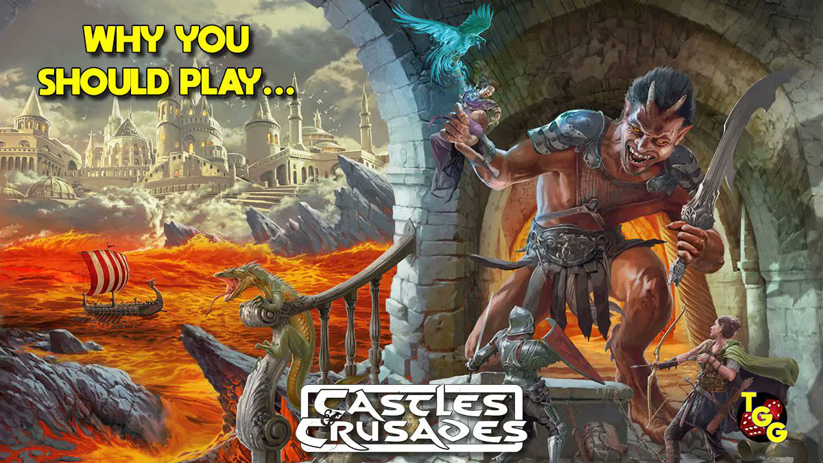 TheGamingGang's tweet photo. Why You Should Play... Castles &amp; Crusades - https://t.co/vMXkktDNSJ @TrollLordGames #CastlesandCrusades #TTRPGs #TabletopGaming https://t.co/dGpsIe0WKo