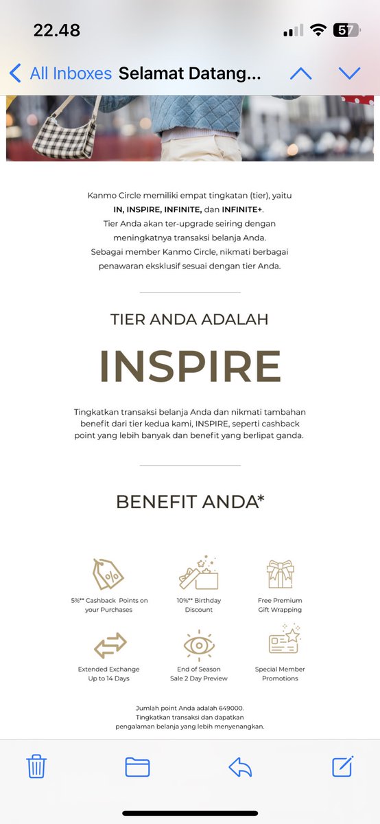 fokus naikin tier di kate spade ajalah brok 😍