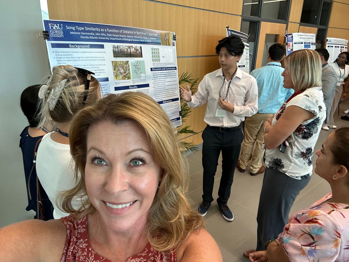 AndersonLabFAU's tweet photo. Very proud of my undergraduate researchers who expertly presented three posters at FAU's @fauouri  annual research symposium! Way to go team! @FAUScience @FAUResearch https://t.co/2Z3CqKITBs