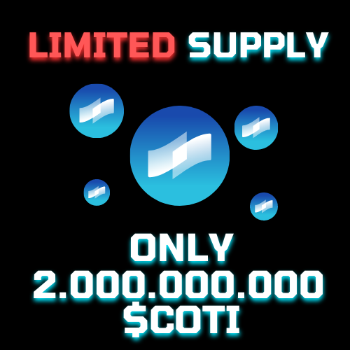 Note that: Only 2 billion $COTI will ever exist!⚠️ Don't miss out on this limited supply! #StayCOTI #Cryptocurrency #LimitedSupply