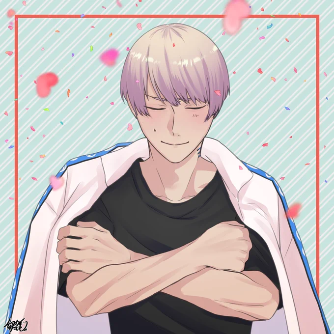 #燕夏準誕生祭2023#パラライファンアート誕生日おめでとうびっくりするほどギリギリになってしまった… 