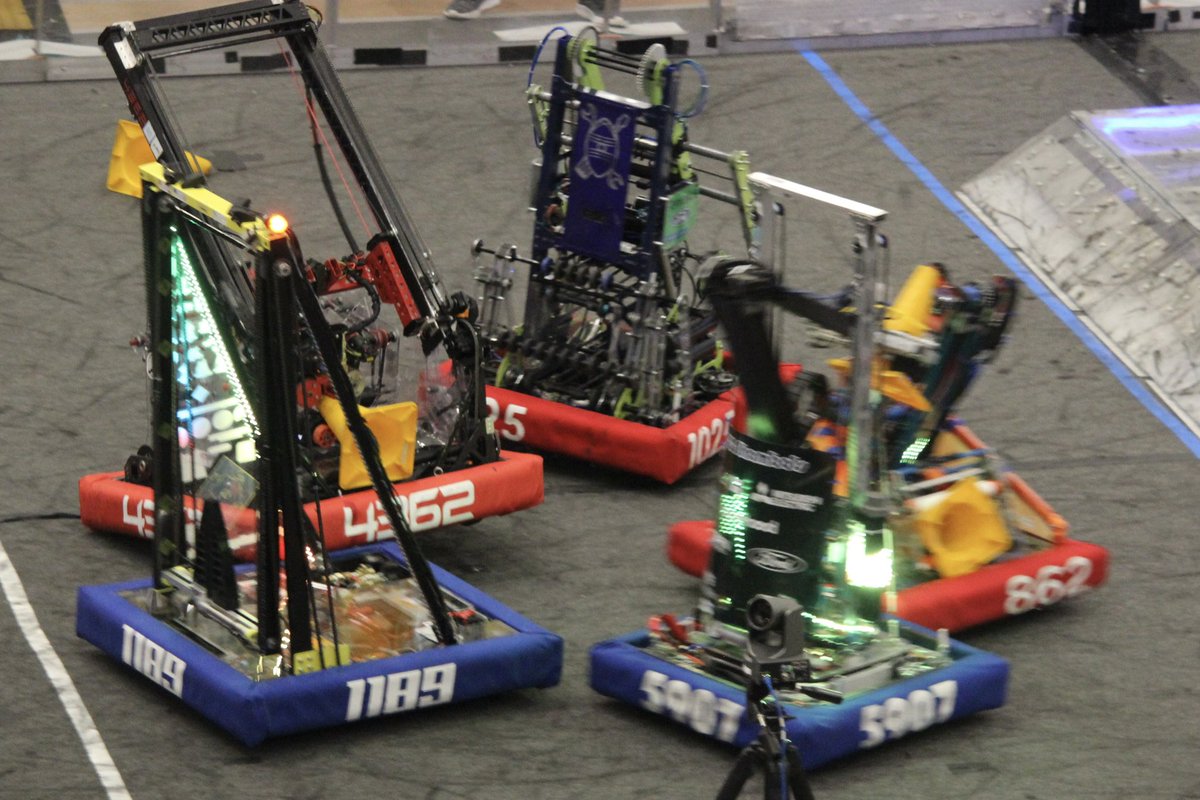 FRC862's tweet photo. Here are the scores from Finals:

Finals 1: FRC862 and the number 1 alliance lost 143-149
Finals 2: FRC862 and the number 1 alliance won 153-136!
Finals 3: FRC862 and the number 1 alliance lost 138-150

#AAAAA #firstforward #frc862 #omgrobots #ChargedUp #week6 https://t.co/4yBlHCVjwv