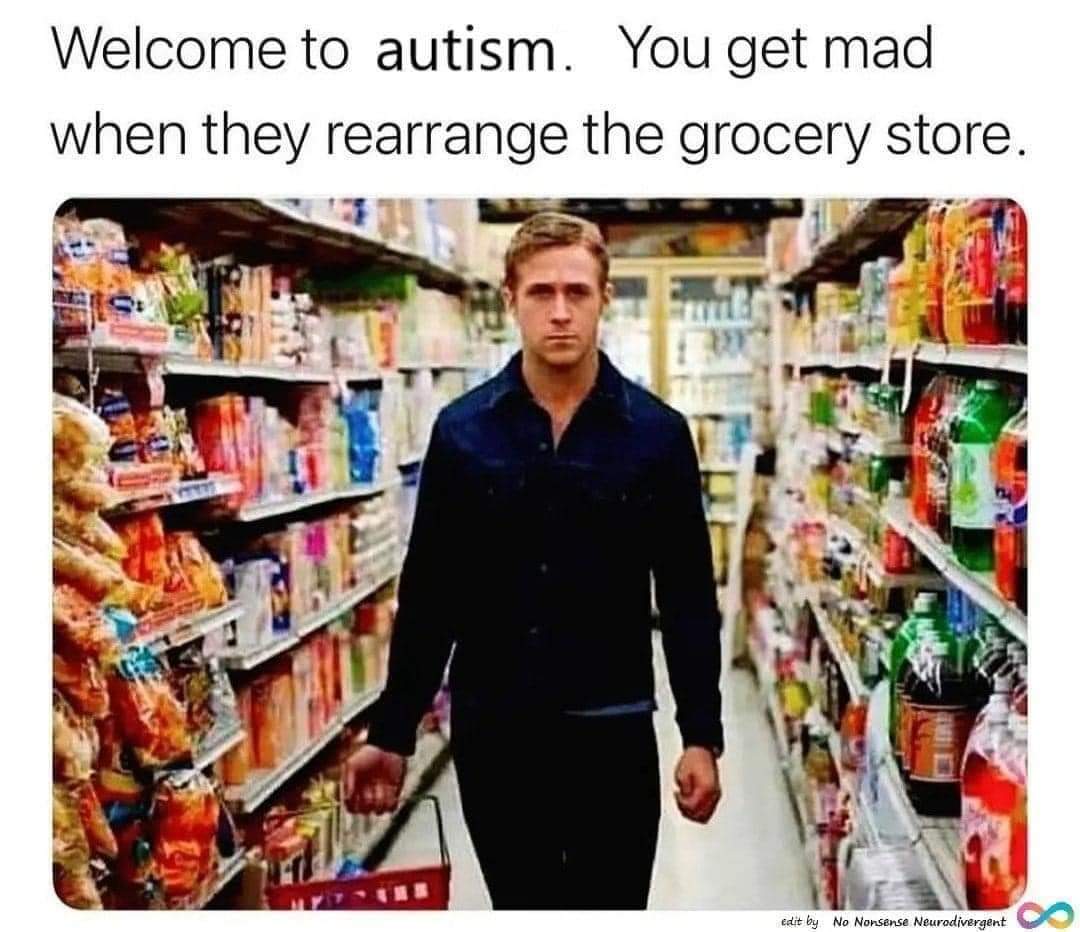 NoNonsenseND's tweet image. #autisticmemes