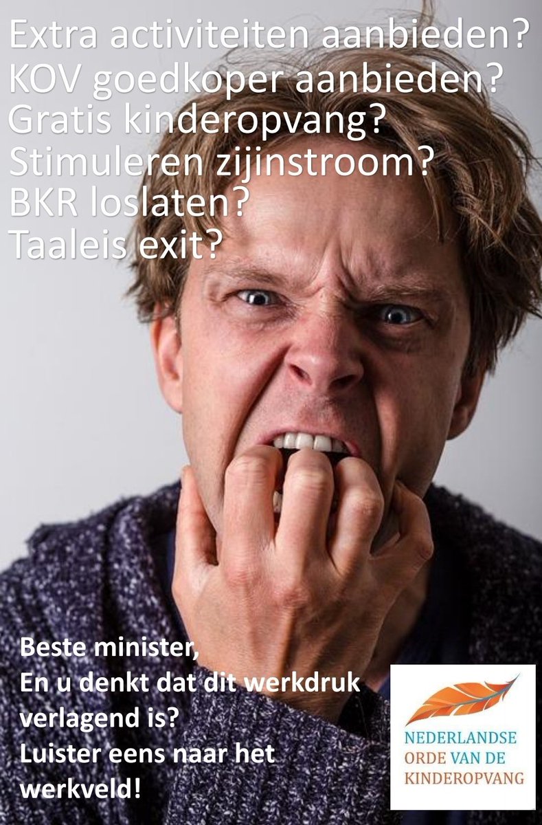 Orde vd Kinderopvang (@opvangoporde) on Twitter photo 