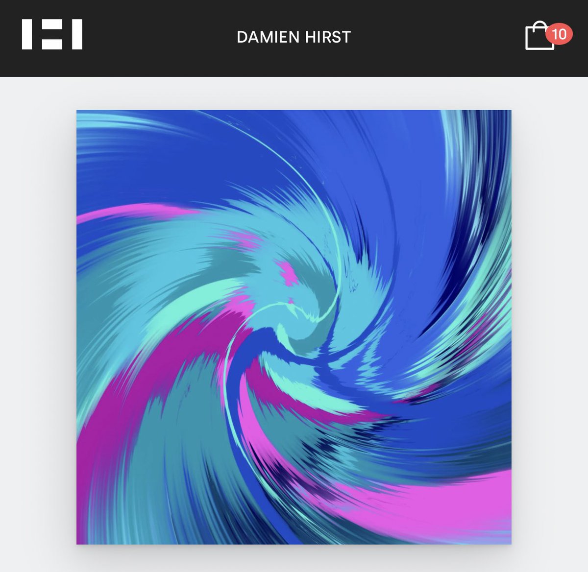 Addicted to generating! <a href="/HENI/">HENI</a> <a href="/hirst_official/">Damien Hirst</a> 🧡💜💙