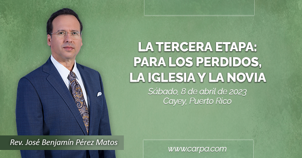 GCarpaCatedral's tweet photo. La Tercera Etapa: para los perdidos, la iglesia y la Novia
Rev. José Benjamín Pérez
Sábado, 8 de abril de 2023
Cayey, Puerto Rico

YouTube: https://t.co/t4xoq2yn9D https://t.co/BHYUOFVPxG