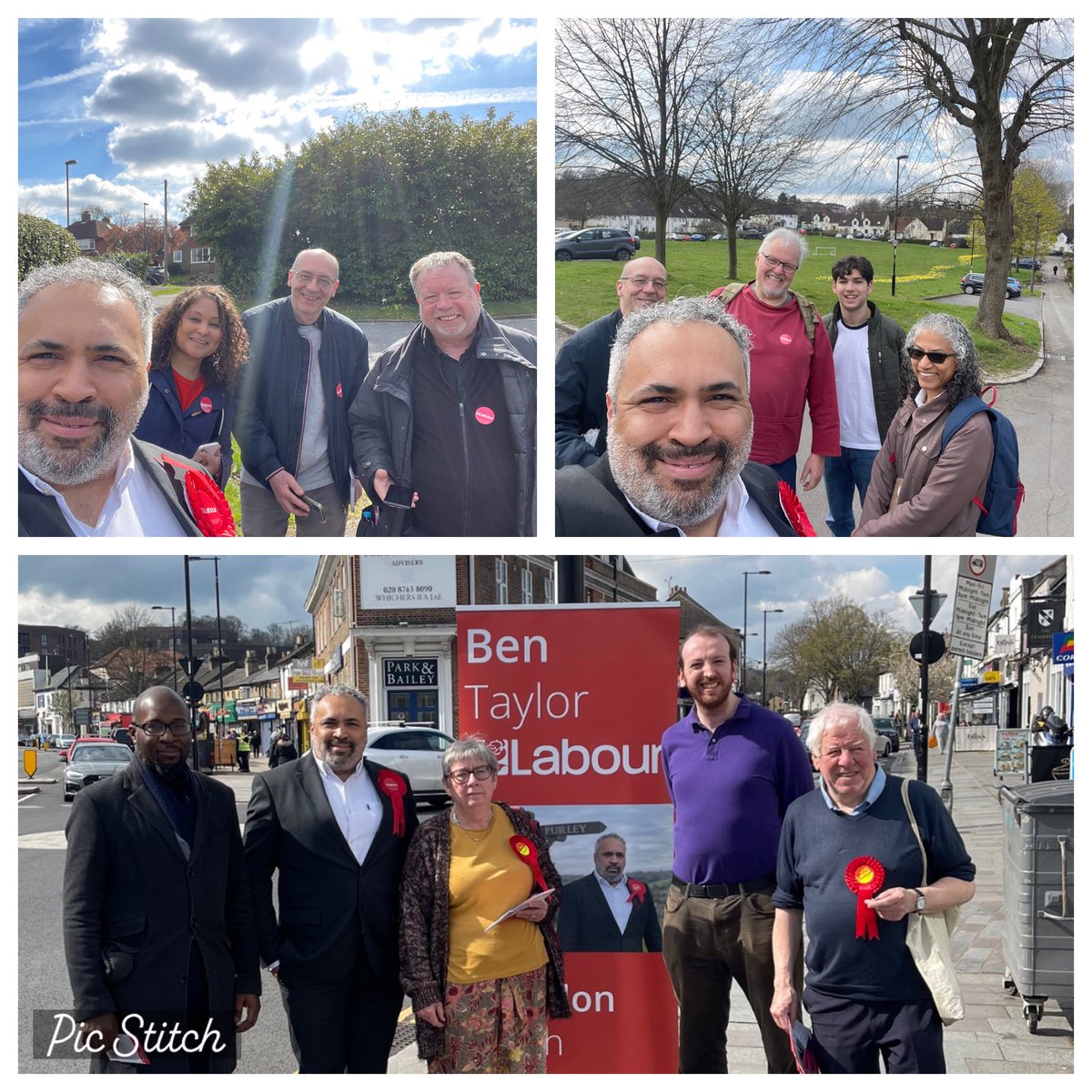 A lovely sunny day out today, lots of conversations and many statements of support from residents and passers by. @labourdoorstep_