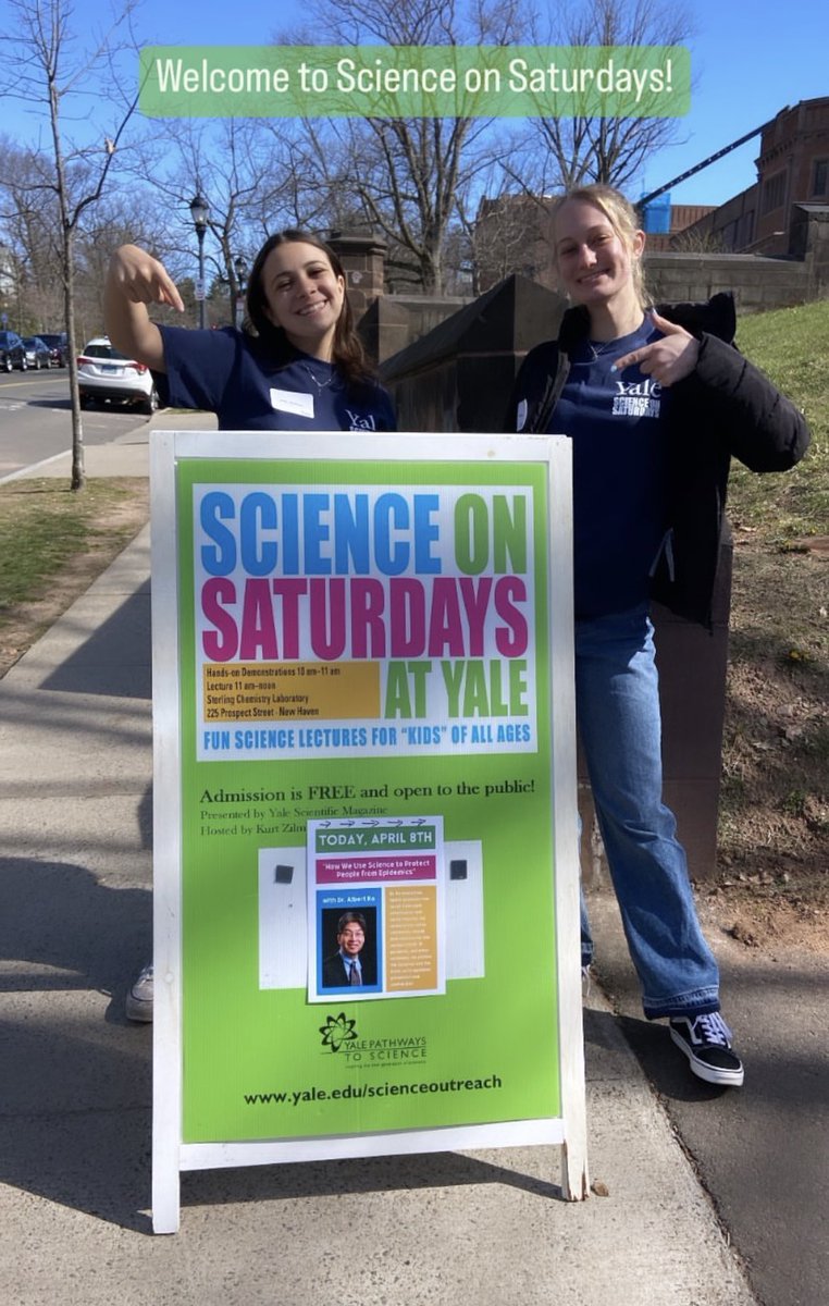 HBarsouk's tweet photo. Had an amazing time at Science on Saturdays this morning! Thank you @YaleChem, @YalePathways, and all the volunteers for making today possible!! 🎉⚗️🧪 https://t.co/s9hzFU8p9A