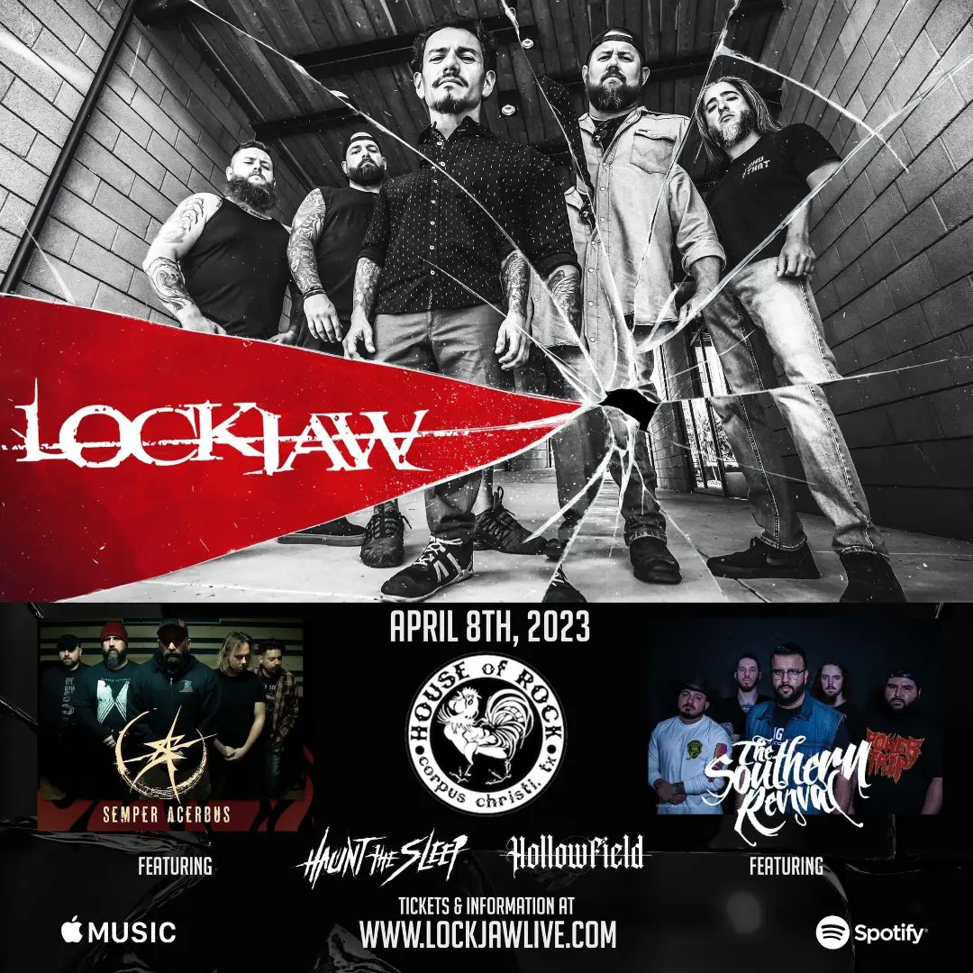 CORPUS TONIGHT!

#semperacerbus @lockjaw #CorpusChristi #texas #metal #metalcore