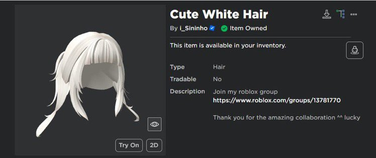 FREE HAIR IN ROBLOX  NEW 2023! 