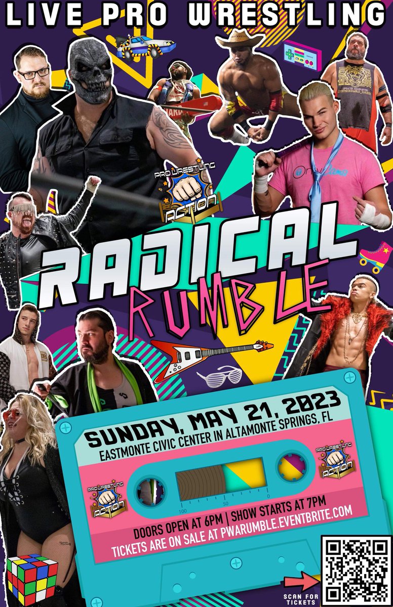 Front Row Seats for our May 21st event Radical Rumble are officially sold out!

General Admission tickets still available!

Do NOT miss out!!!

pwarumble.eventbrite.com