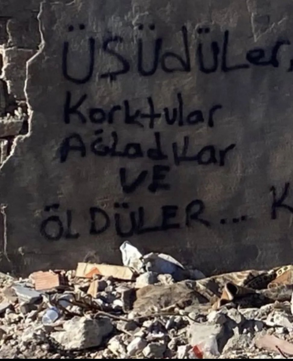 O kadar zordu ki enkaz altında kurtarılmayı beklemek .Ve umudunu kesip ölmek.Yan duvardan inleyen ve beni kurtarın diyen komşumun sesini hala duyuyor gibiyim.Hani diyorsunuz ya Hatay ne durumda işte böyle bir durumda bilmem anlatabildim mi .

#hatay #sesimiduyanvarmı