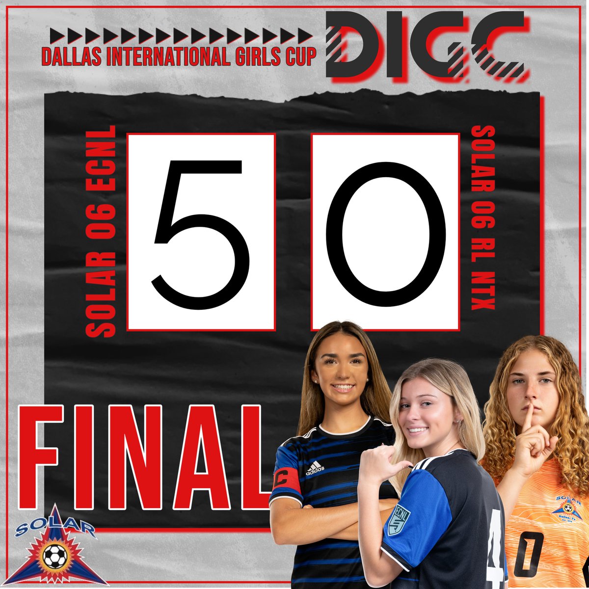 Took care of business in QRT Finals &amp; Moving on to Semis at 6:30 tonight on Field 3 at Ross Stewart! 

⚽️@audrey_bryant1
⚽️<a href="/AdamesEmeri/">Emeri Adames 2024</a> 
⚽️<a href="/VivianGeesbreg1/">Vivian Geesbreght</a> 
⚽️<a href="/anasofiacedeno_/">Sofia Cedeno</a> 
⚽️🅰️🅰️🅰️<a href="/44AmaliaV/">Amalia Villarreal</a> 
🅰️<a href="/AlyGuthrie/">Aly Guthrie</a> 

<a href="/ImCollegeSoccer/">College Soccer Truth ™</a> <a href="/TopDrawerSoccer/">TopDrawerSoccer</a> <a href="/TheSoccerWire/">SoccerWire</a> <a href="/PrepSoccer/">Prep Soccer ⚽️</a>