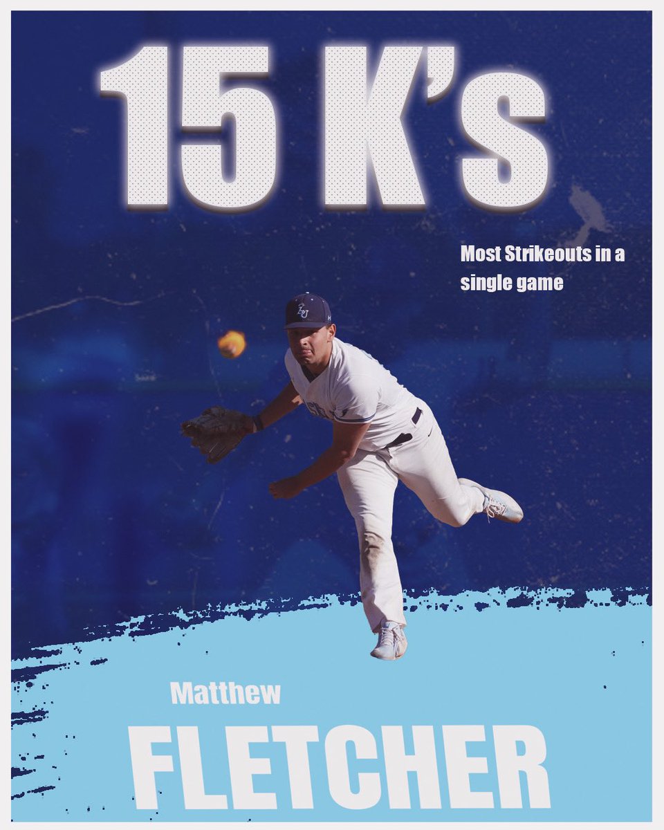 LasellBSB's tweet photo. Untouchable.

Matthew Fletcher puts himself in elite company after Breaking the single season strike out record (through 6 appearances) as well as the single game strike out record 

#holdtherope https://t.co/MknzXKYJ4i