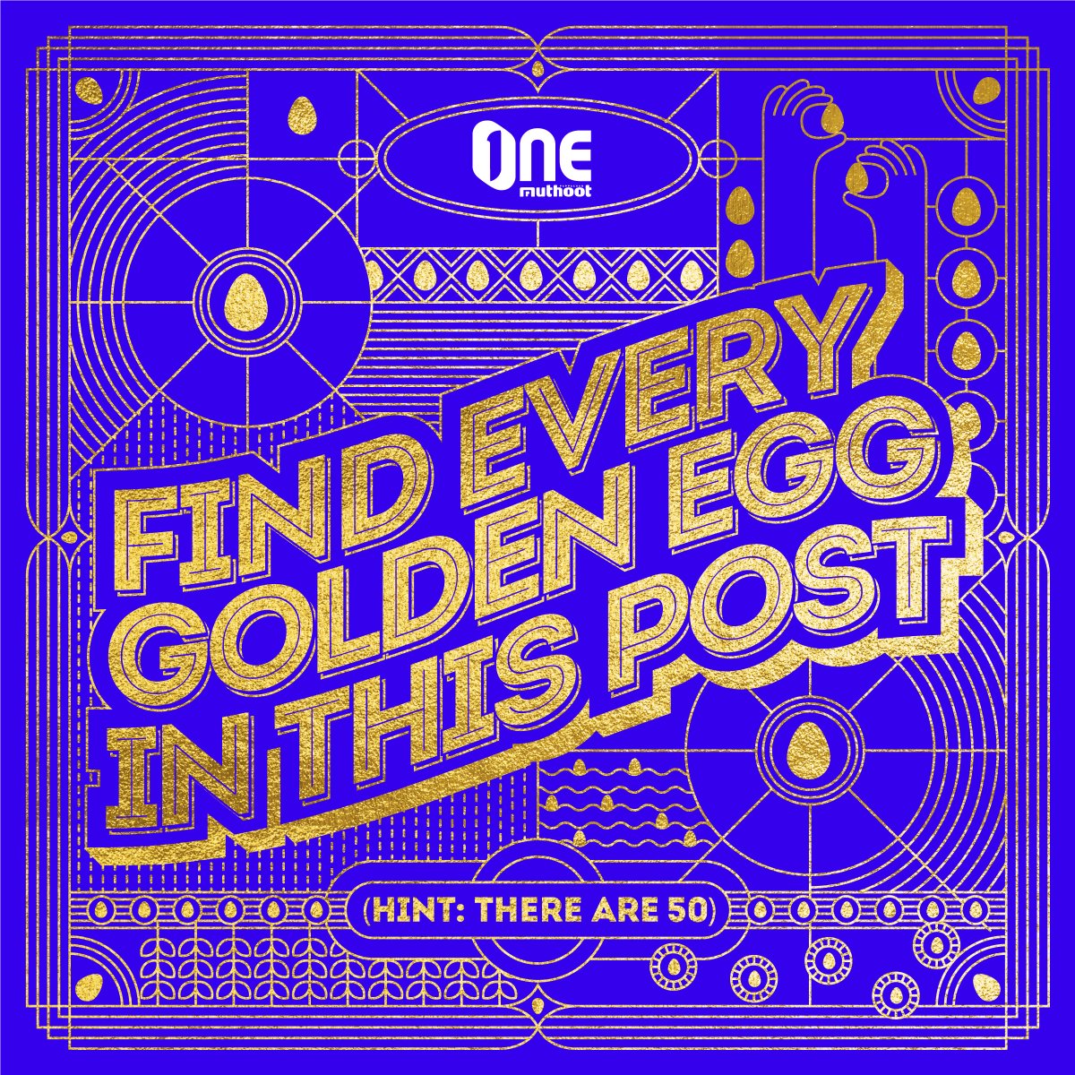 mflone_'s tweet photo. Showcase your egg-cellent hunting skills. Find the golden eggs in this postπ₯π
Happy Hunting. #HappyEaster
Head to https://t.co/VBE2QPM8MR to put Golden egg to work #ApneSoneKoSoneMatDein
#ONEMuthoot #GoldLoanFromHome #muthootfincorp #Finances #money #easter #eastereggs https://t.co/Xov9PV8jJo