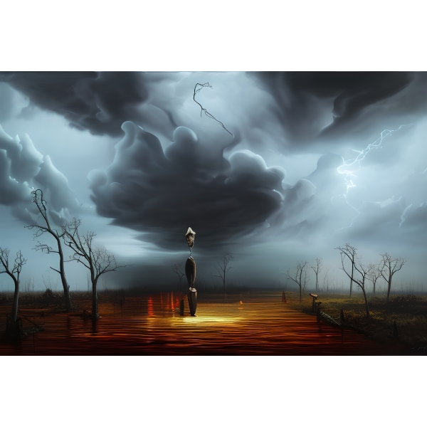 SyntheticDali's tweet photo. Four new surreal images created for the Synthetic Dali Art Project. #AIart #AIArtwork #SyntheticDali #surrealism #surrealart #darksurrealism #digitalart #stablediffusion  2023-04-08 https://t.co/xgwpEijm3p