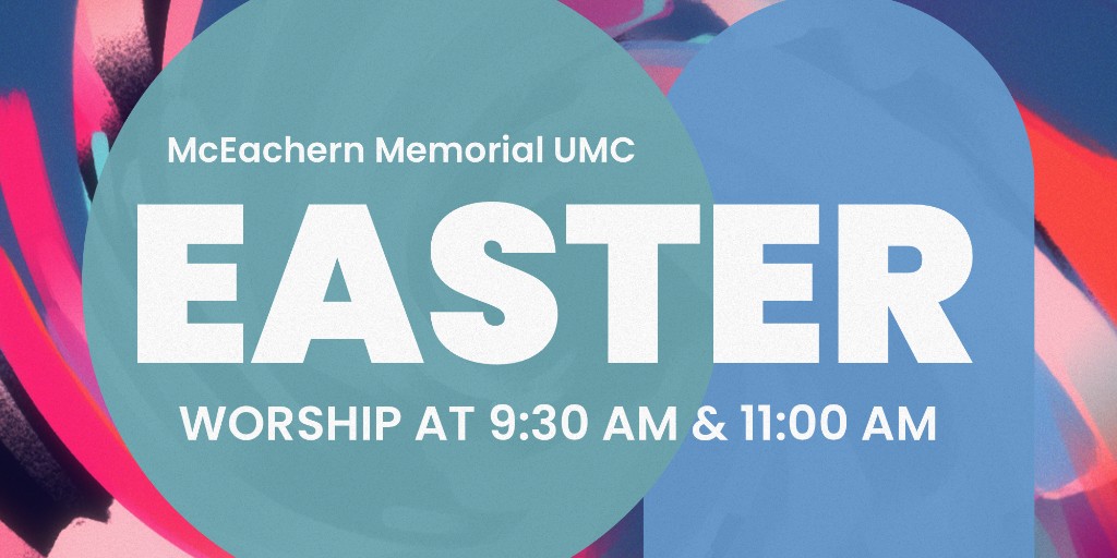 Tomorrow morning join us as we celebrate the risen Christ with three services. The Easter Sunrise Service is at 7:00 AM at Higher Ground. Traditional Easter Worship is at 9:30 and 11:00 AM in the Sanctuary.