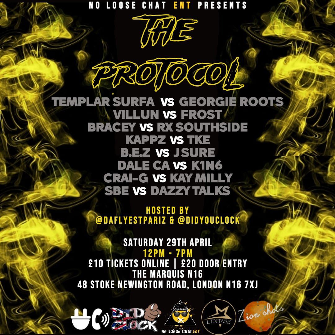 NoLooseChat's tweet image. 🚨 10 Tickets Left 🚨

#TheProtocol

Saturday 29th April | London
 buytickets.at/noloosechatent…