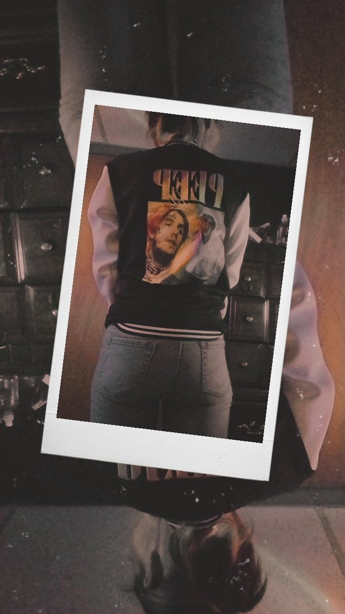 killerCass2020's tweet photo. I remember when ya used to hold my hand... 
#peep #lilpeep #hellgirl #rippeep #music #jacket #merch #missyou https://t.co/7PRQiX3XnV