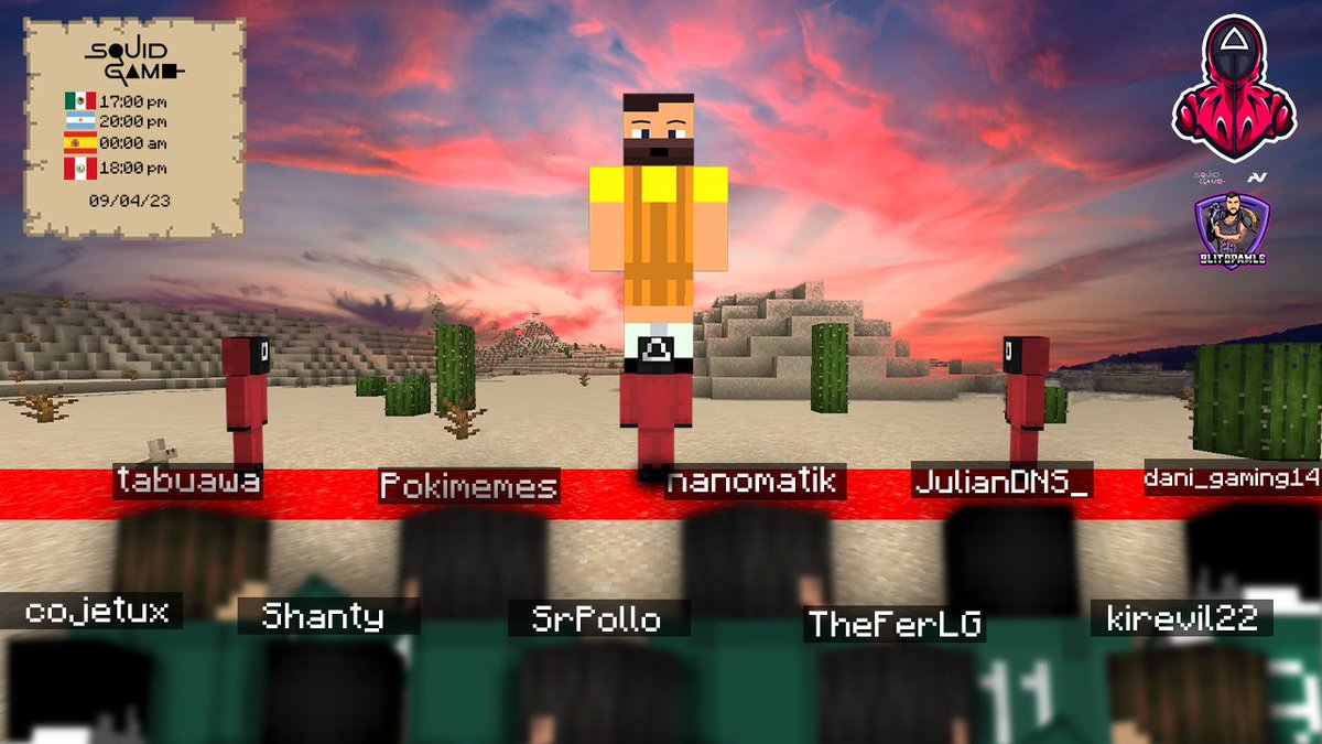 squidgames4all's tweet photo. Ya tenemos nuestros 10 participantes para la 3ª semifinal! 
No olvidéis verlo desde el canal de @blitopamlg o de los participantes! 

#Twitch #twitchstreaming #twitchtv |@twitchpr0mo |@streamsspain |@streamR_es |@AcademyTwitch |@NovatosTwitch |@ElTrenGamer |@Arek_Force https://t.co/aoppxFxewz