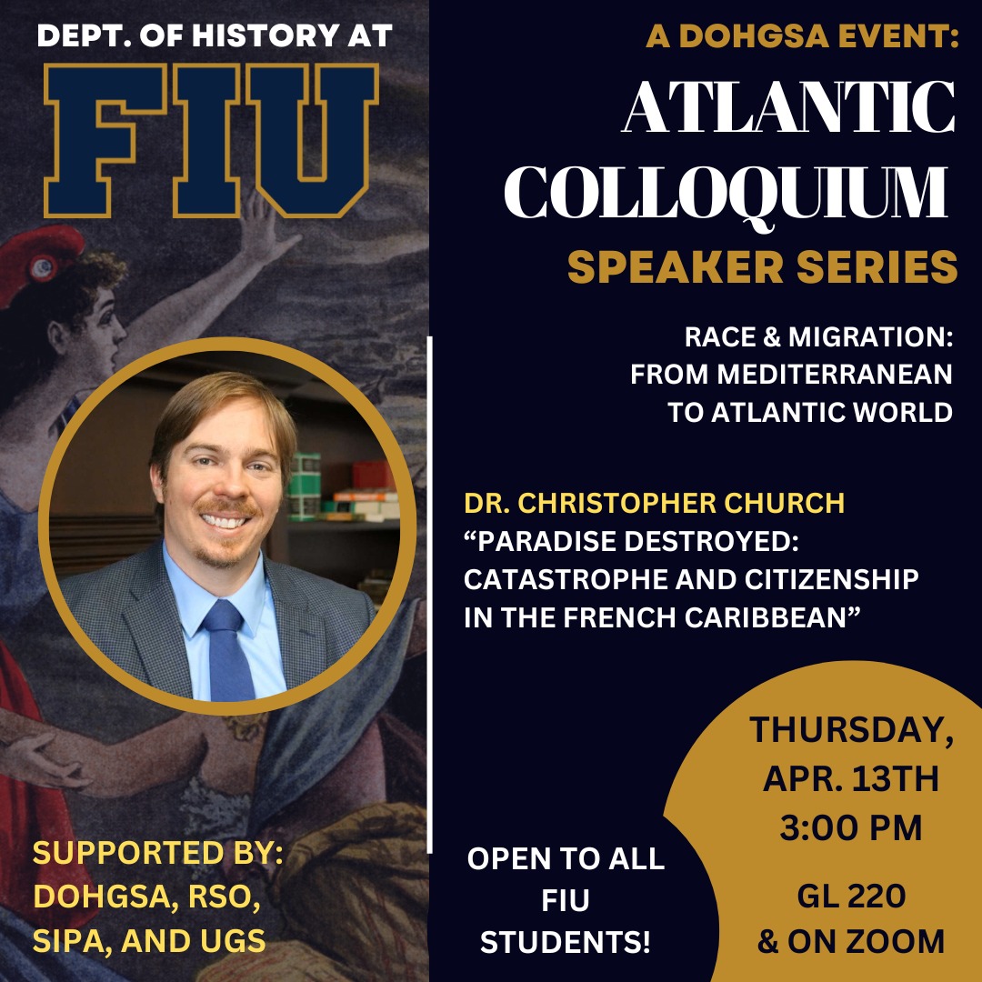 Our lest lecture of the Atlantic Colloquium is coming up!