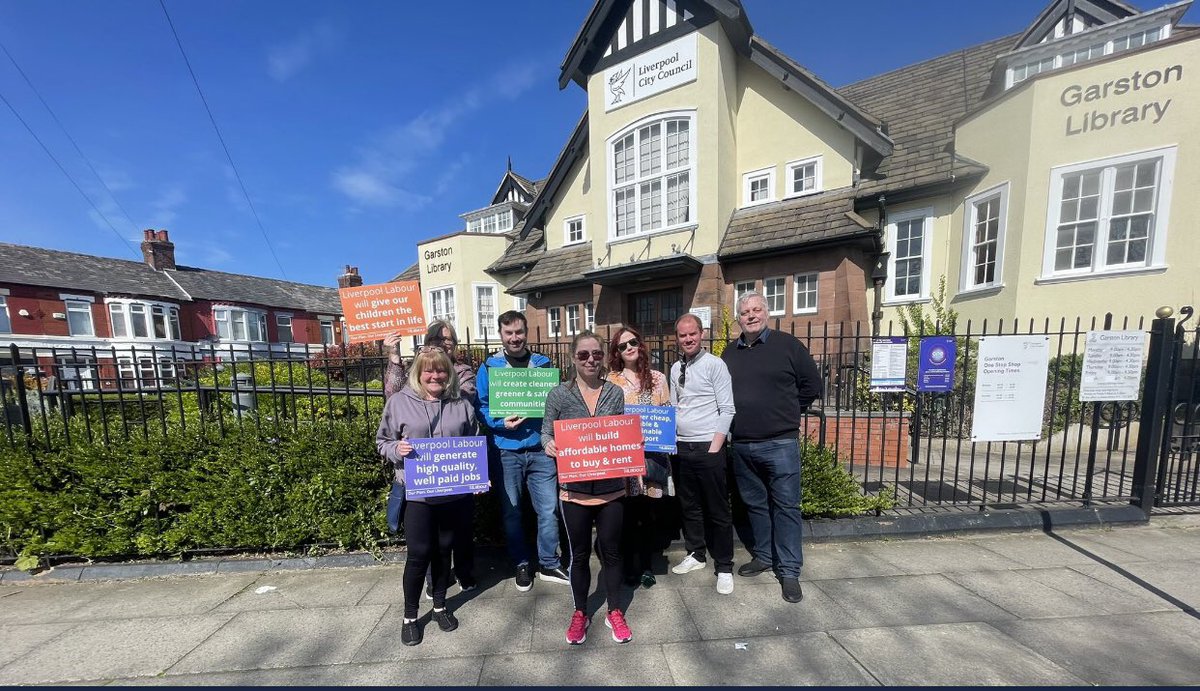 Amazing sunny day in #Garston Campaigning for @sharonconnor28  and @Rich_McLean 🌹🌹🌹🌹 #OurCommunityMatters #GarstonMatters #OurLiverpool @GarstonHalewood @LiverpoolLabour