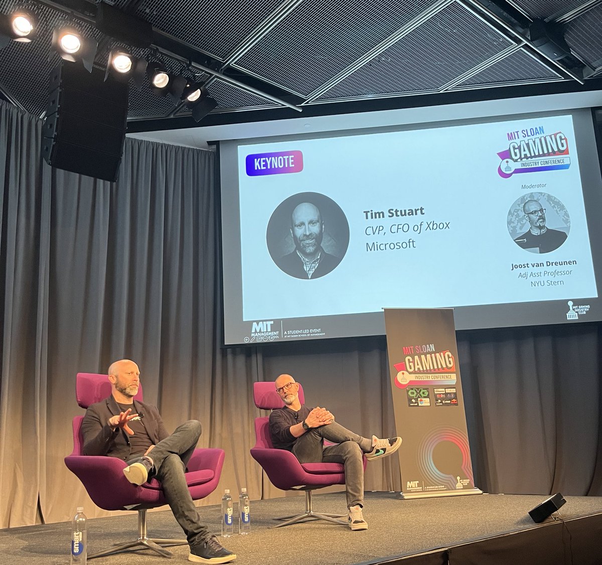 mitgic's tweet image. We finished off the conference with an insightful fireside chat with @TimDStuart and @joosterizer #MGICon23