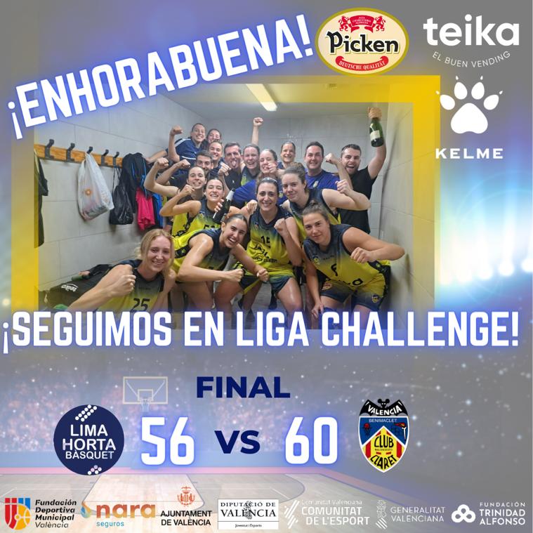 Final del partido, remontada, VICTORIA, 56-60 Y... SEGUIMOS EN LFCHALLENGE. Este equipo NUNCA se RINDE💛 💙 #JueganEllasGanamosTodos #goPickenclaret #orgulloAmarillo