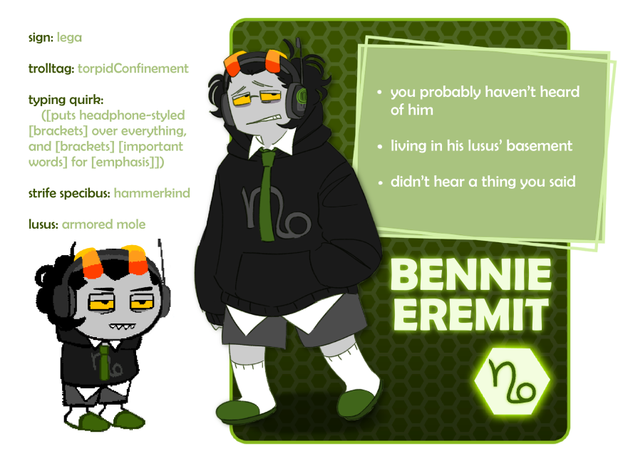 verytiredchild's tweet photo. cringe culture is dead. make a trollsona #homestuck #hiveswap https://t.co/spYM57uIt6