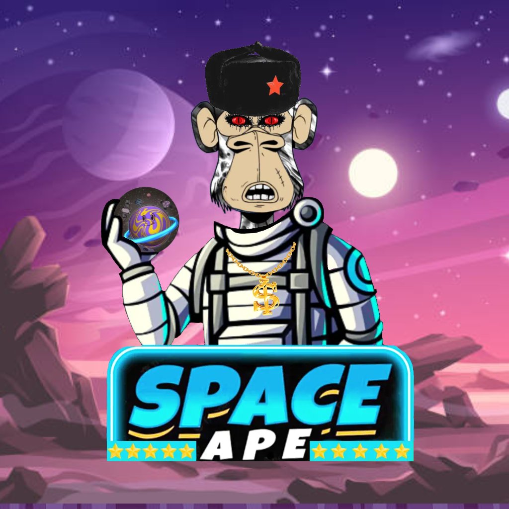 SpaceApeCoin's tweet photo. Here's another Bounty #SpaceApeNFT prize up to 1BNB🤑

🎁Mint Contest is live! Only 40 Mint remain! First come First serve🔥

Mint 1 Space Ape NFT and get the 2nd one for free⤵️
https://t.co/wxqP882Y57

Good Luck Space Ape Family❤️

#NFTGiveaways #NFTCommmunity #BSC #NFTProject https://t.co/cSuXPxTPYN