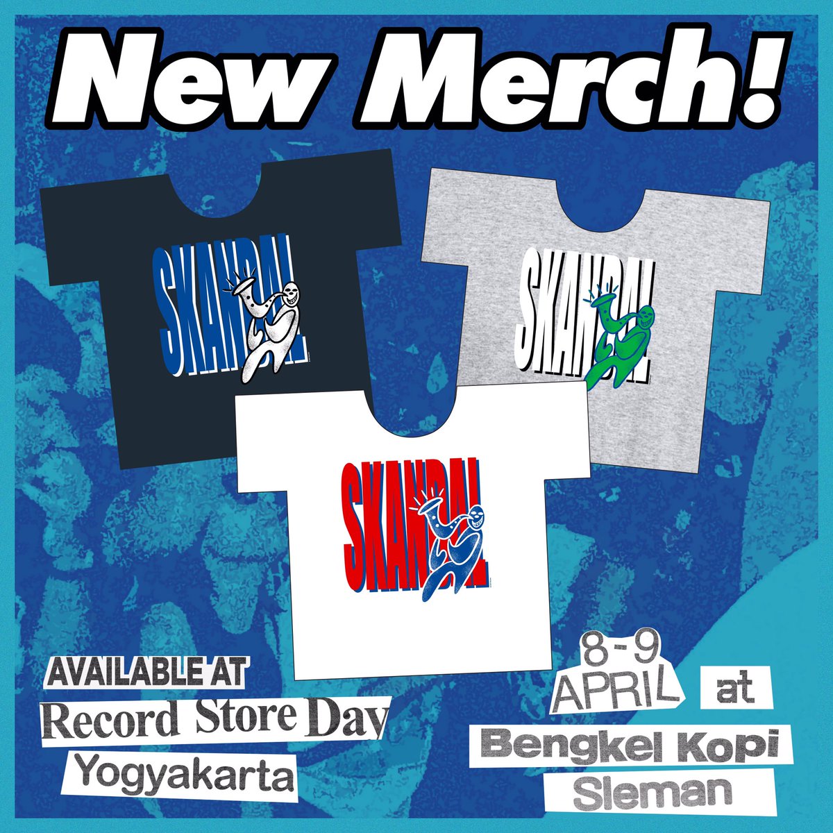 skandalrockband's tweet photo. Buat yang di Jogja nih, siapa tau mau colong start beli merch terbaru kami 😎 bisa langsung samperin booth-nya JRNY Records di Record Store Day Jogja yang berlangsung di Bengkel Kopi (Bengkop). https://t.co/lGuYuDIrNn