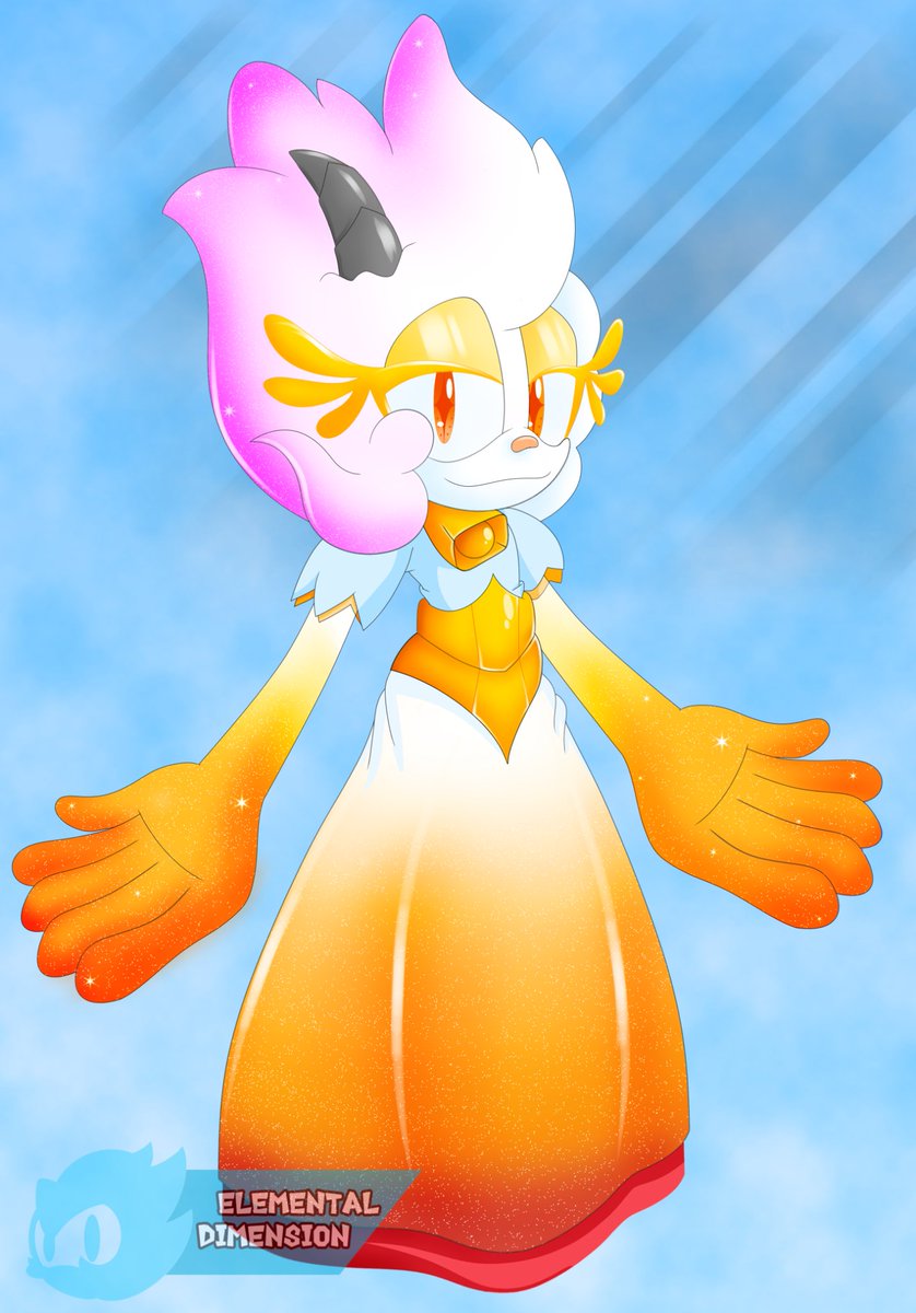 ElementalDimen1's tweet photo. New character, she represents the light: ☀️Bright The Coat☀️ (It has wings but I forgot to put them on) https://t.co/MBHxMGUjAH