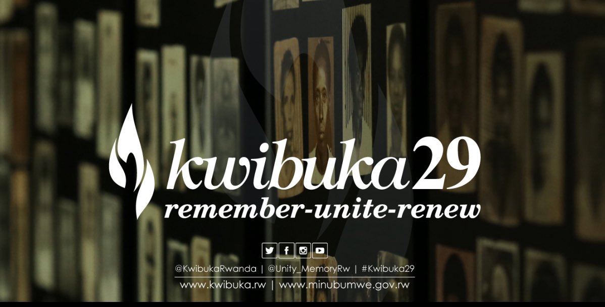 On #Kwibuka29, we remember the victims of the genocide against the Tutsis and vow to never forget the atrocities. May we honor their memory by working towards a better world where such violence and hatred have no place #Rwanda #HumanRights <a href="/UNHumanRights/">UN Human Rights</a> <a href="/UN/">United Nations</a> <a href="/RwandaGov/">Government of Rwanda</a>