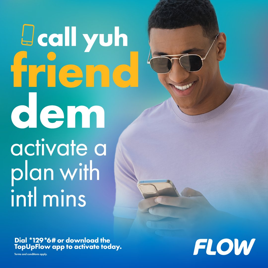 FLOWJamaica's tweet image. Keep the link strong with family or bae!
Our prepaid plans now include minutes to call the USA. Dial *129*6# to activate today. #FlowMoreForLess