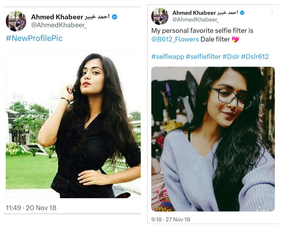 AskAnshul's tweet image. Serial fake news peddler Ahmed Khabeer operated his account as a girl in November 2018.

Why didn&apos;t he upload photo of girl in hijab? This person was running propaganda during hijab issue in Karnataka in 2022.

Archive links:
1. web.archive.org/web/2023040813…

2. archive.is/ecjW1