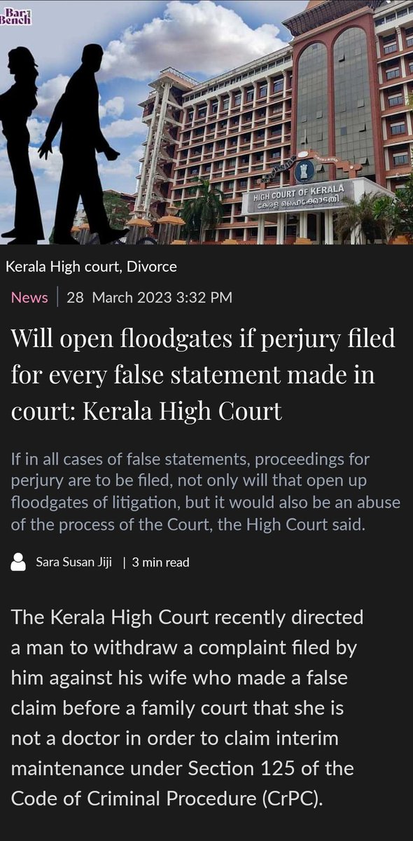 Reduce false case handling burden on judiciary by following #NoMarriageNoChild