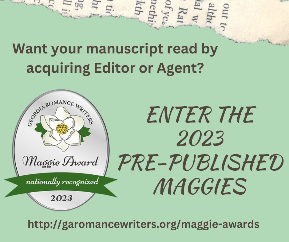 #garomance #georgiaromancewriters #writing #writerscommunity #writingcontest #romancebooks #romancenovels #romanceauthor #RomanceContest #romanceauthors #romanceauthorsofinstagram #amwriting #amwritingromance #romancecontest

garomancewriters.org/maggie-award