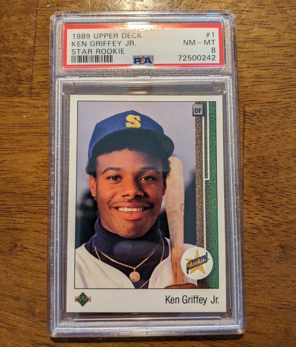 🚨 80k GIVEAWAY 🚨 

To celebrate 80k followers, I’m giving away a FREE Ken Griffey Jr. rookie card!

TO ENTER:
1. Like this tweet
2. Follow <a href="/CardsBoulevard/">Best Cards Ever 🏆</a> 
2. Follow me (<a href="/ericwhiteback/">ericwhiteback</a>)

That’s all…good luck! 🍀