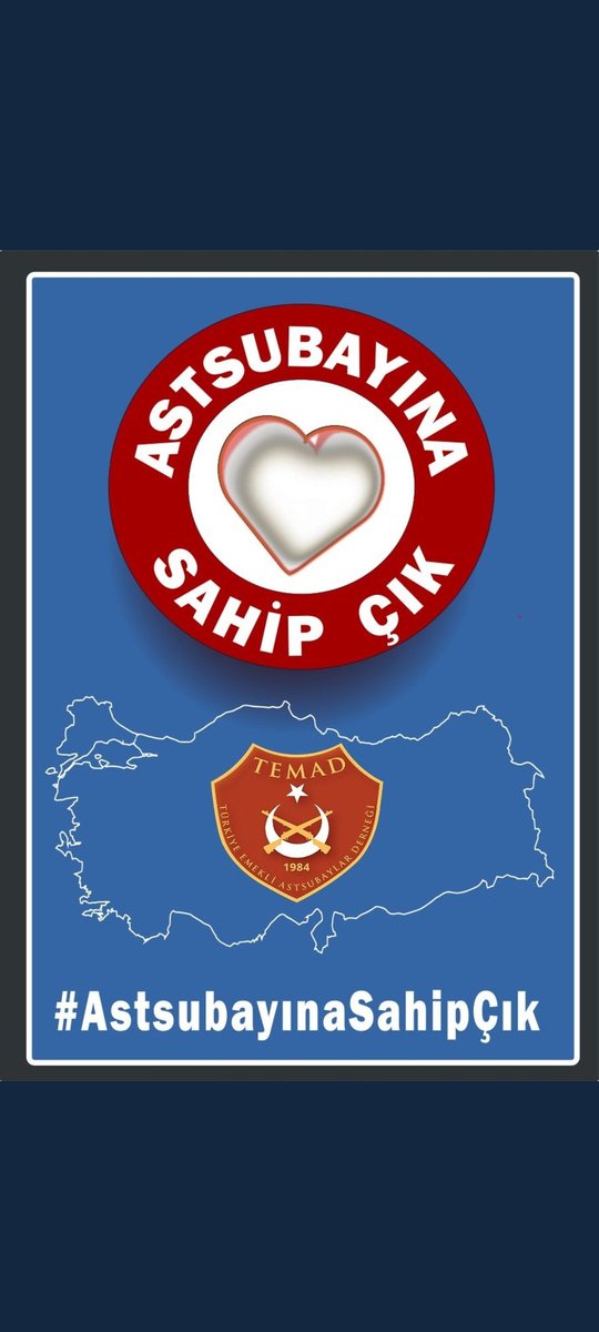 #GüçlüTemadGüçlüAstsubay 
Astsubaylar haklı mücadelesinde ısrarcıdır. Devletin bekası için dimdik ayaktayız. <a href="/tcbestepe/">T.C. Cumhurbaşkanlığı</a> <a href="/RTErdogan/">Recep Tayyip Erdoğan</a> <a href="/dbdevletbahceli/">Devlet Bahçeli</a> <a href="/Mustafa_Destici/">Mustafa Destici</a> @ErbakanFatih @yilmaz_ismet58 @Hulusi__Akar <a href="/mustafaelitas/">Mustafa Elitaş</a>