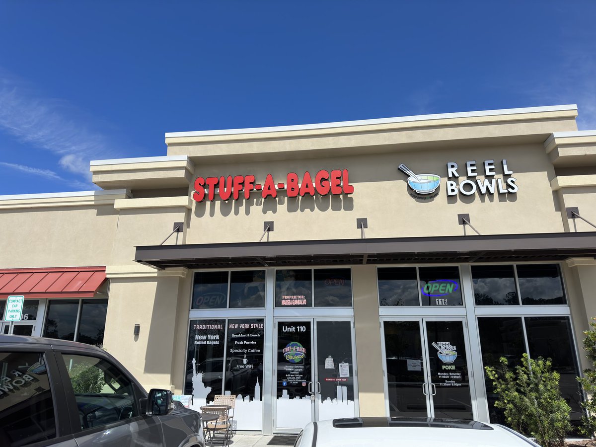 Drew on Twitter "Had StuffABagel near WDW today. Pretty good and a