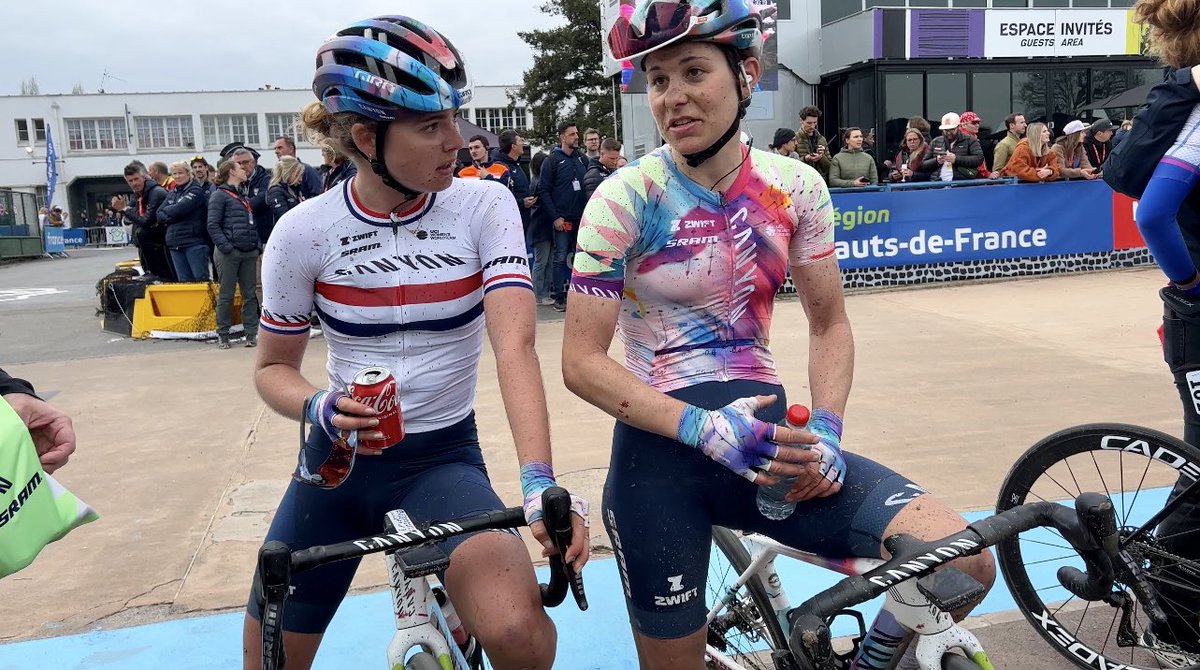 As tough a day as everyone anticipated. @e_chabbey our best-placed rider in 16th. Enormous effort from @aliceetowers in her #ParisRoubaixFemmes avec @GoZwift debut.