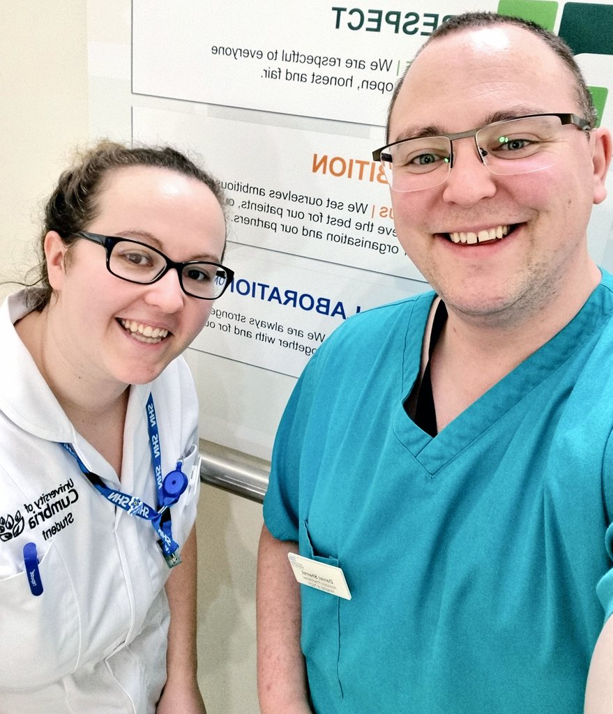 Had @Louiseee30 join me for 2 shifts this week. Louise is a Masters student with @UocNursing. We had very busy shifts, plently clinical skills practice and involved in the care of acutely unwell patients and emergencies. Cannulation competencies signed off 💉🩸✅️. Well done! 😁