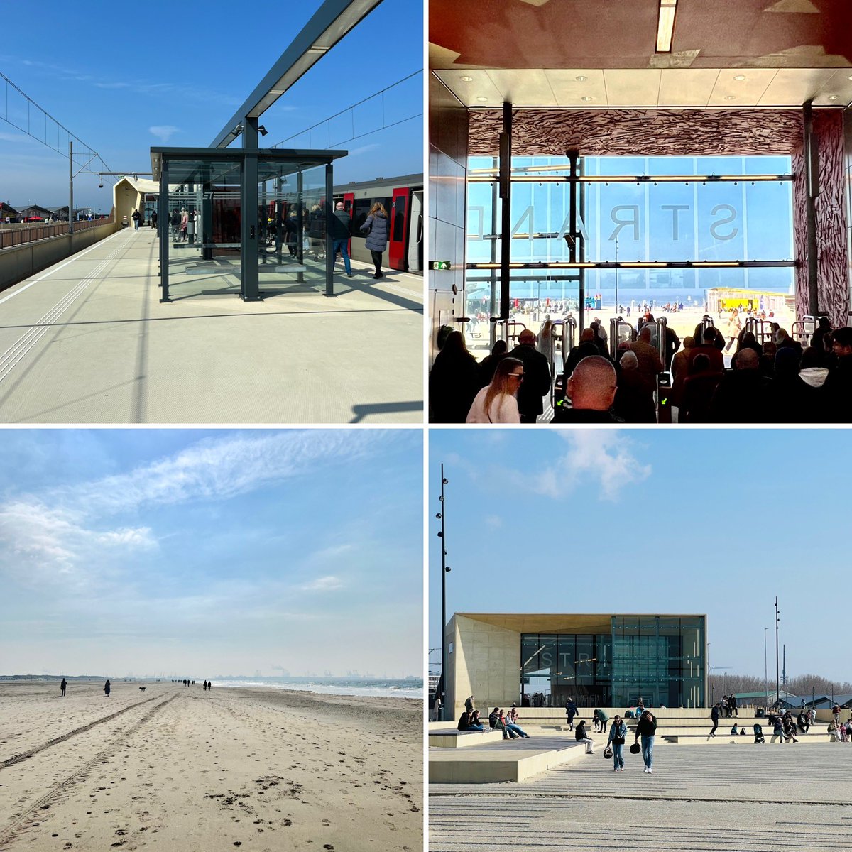 Vandaag comfortabel met de metro naar hoekvanholland strand in iets meer dan een half uurtje vanuit de binnenstad! #perfect #Rotterdam #ret #metro #metroaanzee #uitje #ov #hoekvanholland #strand #aanrader
