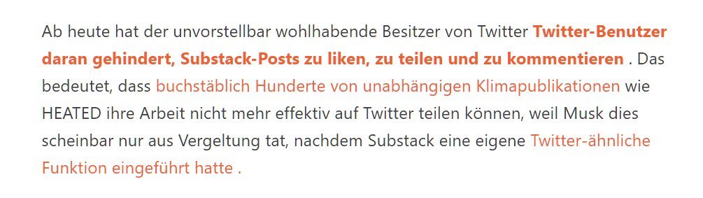 aniho91's tweet photo. #Musk vertreibt nun die Publizierer:innen.
#Mastodonmigration
#SubstackBlocked https://t.co/2CMmN6EtOP https://t.co/FuooDeNovK
