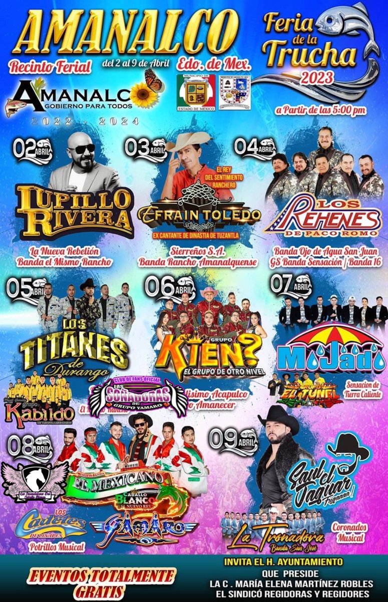 AndySonricsTwo's tweet photo. 🚨 Atención🚨
🎶Es Hoy Es Hoy!! 
🚨𝕍𝕒𝕞𝕠𝕤 𝕒 𝕕𝕒𝕣𝕝𝕖 𝕕𝕦𝕣𝕠 𝕒 𝕝𝕒 𝔹𝕒𝕚𝕝𝕒𝕕𝕒🚨
Hoy Sábado 08 De Abril Del 2023
Con Toda La Actitud En Los Escenarios Se Presenta
El GRUPO  Yamaro de Ivan Escobar Patatuchi. Se Presentan....
🌟 En La Feria De ala Trucha En Amanalco 🌟 https://t.co/G23Nhzhj1w